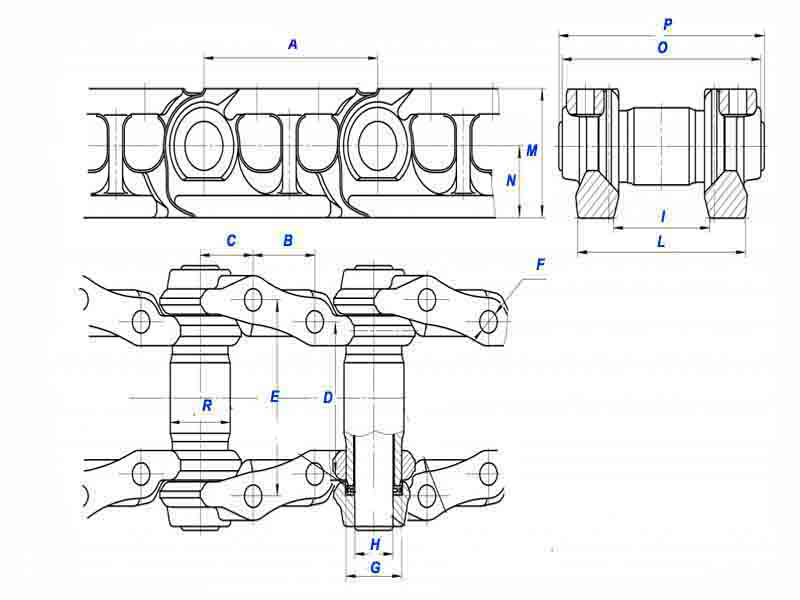 Звено гусеницы чертеж